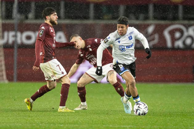 FOOTBALL : Metz fc vs Auxerre - ligue 1 - Metz - 15 2 26 KÃ vin Danois 5  Copyright: xelyxandroxcegarrax
