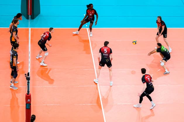 Ludwigsburg: 1. BLM - 25 26 - MTV Ludwigsburg - BERLIN RECYCLING Volleys Ludwigsburg MHP Arena Baden-Württemberg Deutschland