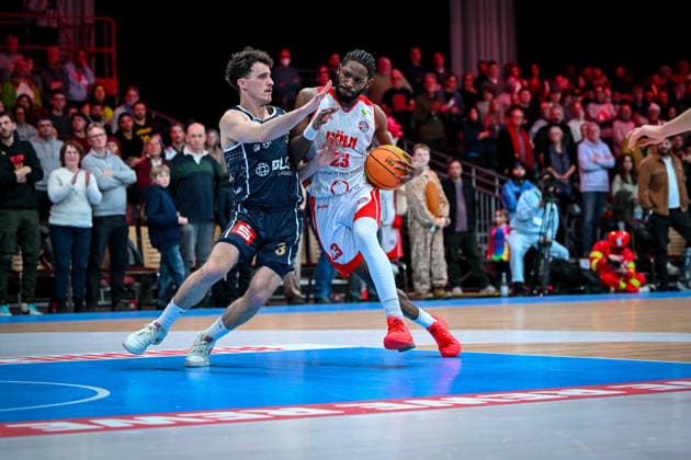 Barmer 2. Basketball Bundesliga ProA: Rheinstars Köln vs. Eisbären Bremerhaven, 15.02.2026 Michael Jordan Miller (RheinStarsKöln 23), Barmer 2. Basketball Bundesliga ProA: Rheinstars Köln vs. Eisbären Bremerhaven am 15.02.2026 in der Motorworld Köln in Koeln (Nordrhein-Westfalen) Copyright: xBEAUTIFULxSPORTS Mueller-Laschetx