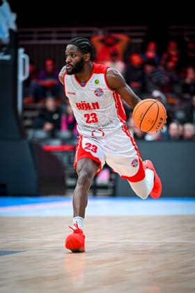 Barmer 2. Basketball Bundesliga ProA: Rheinstars Köln vs. Eisbären Bremerhaven, 15.02.2026 Michael Jordan Miller (RheinStarsKöln 23), Barmer 2. Basketball Bundesliga ProA: Rheinstars Köln vs. Eisbären Bremerhaven am 15.02.2026 in der Motorworld Köln in Koeln (Nordrhein-Westfalen) Copyright: xBEAUTIFULxSPORTS Mueller-Laschetx