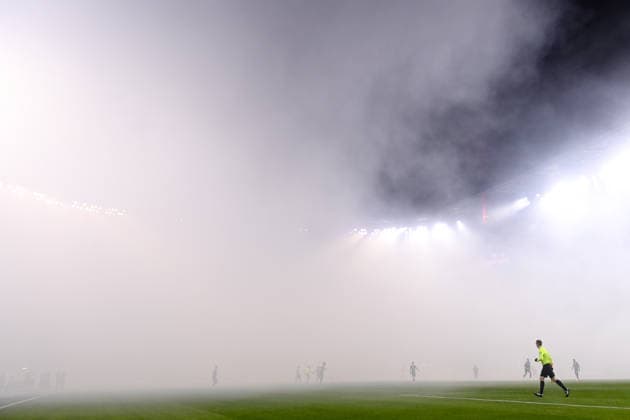 Olympique Lyonnais v OGC Nice - Ligue 1 McDonald s 2025 2026 Illustration during the Ligue 1 McDonald s match between Lyon and Nice at Groupama Stadium on February 15, 2026 in Lyon, France. Lyon France  Copyright: xFEPx 776348288