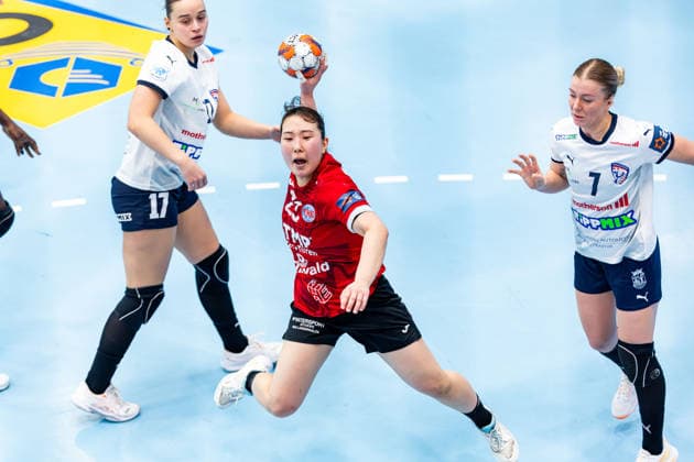 15.02.2026, GER, Handball, Frauen, Saison 2025 2026, EHF European League , Gruppenphase, Thueringer HC - Motherson Mosonmagyarovari KC Natsuki Aizawa (Thueringer HC,23) 99947 Bad Langensalza Salza Halle Sporthalle Mehrz Thüringen Deutschland