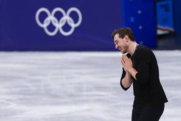 MILAN , 15-02-2026 , Milano Ice Skating Arena , season 2025 2026 , Olympic Winter games, Winterspiele,Spiele, Summer games 2026 - Figure skating, Eiskunstlauf - Pair skating short program, Picture shows Michel Tsiba Olympic Winter Games 2026 - Figure skating - Pair skating short program  x201637293x Copyright: