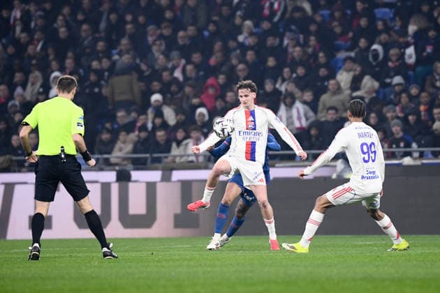 Olympique Lyonnais v OGC Nice - Ligue 1 McDonald s 2025 2026 23 Tyler MORTON (ol) during the Ligue 1 McDonald s match between Lyon and Nice at Groupama Stadium on February 15, 2026 in Lyon, France. Lyon France  Copyright: xFEPx 776348288