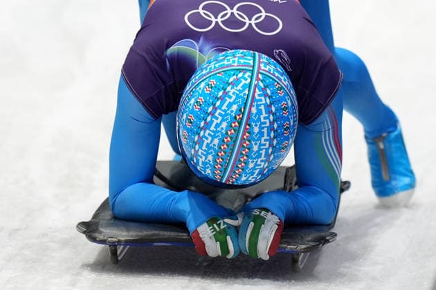 Italy ™s team during Skeleton Mixed Team at the Cortina Sliding Centre at the Milano Cortina 2026 Winter Olympics, in Cortina (Italy) February 15 , 2026 (Spada LaPresse)  Copyright: xSpada LaPressex