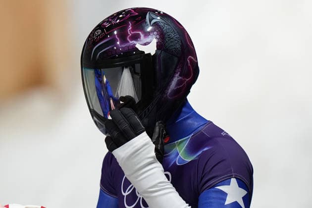 USA ™s team during Skeleton Mixed Team at the Cortina Sliding Centre at the Milano Cortina 2026 Winter Olympics, in Cortina (Italy) February 15 , 2026 (Spada LaPresse)  Copyright: xSpada LaPressex
