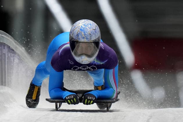 Italy ™s team during Skeleton Mixed Team at the Cortina Sliding Centre at the Milano Cortina 2026 Winter Olympics, in Cortina (Italy) February 15 , 2026 (Spada LaPresse)  Copyright: xSpada LaPressex