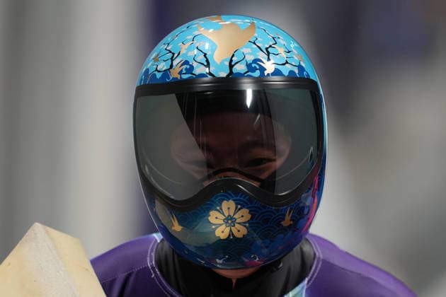 China ™s team during Skeleton Mixed Team at the Cortina Sliding Centre at the Milano Cortina 2026 Winter Olympics, in Cortina (Italy) February 15 , 2026 (Spada LaPresse)  Copyright: xSpada LaPressex