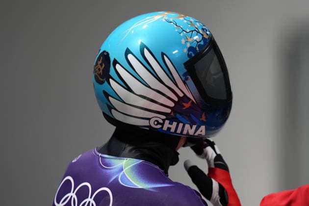 China ™s team during Skeleton Mixed Team at the Cortina Sliding Centre at the Milano Cortina 2026 Winter Olympics, in Cortina (Italy) February 15 , 2026 (Spada LaPresse)  Copyright: xSpada LaPressex