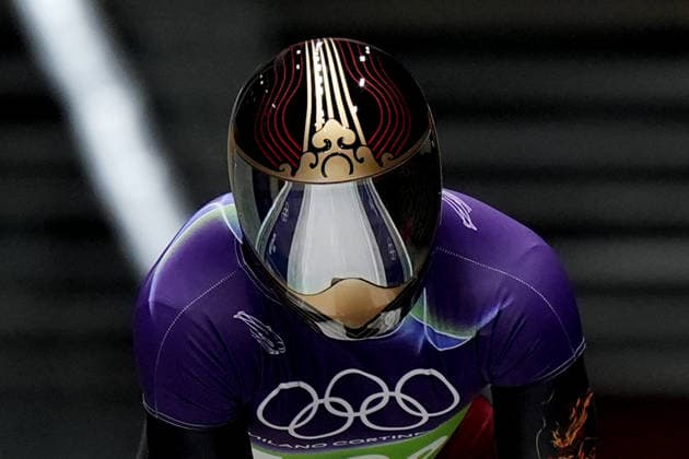 China ™s team during Skeleton Mixed Team at the Cortina Sliding Centre at the Milano Cortina 2026 Winter Olympics, in Cortina (Italy) February 15 , 2026 (Spada LaPresse)  Copyright: xSpada LaPressex