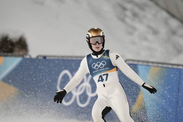Winter Olympics in Milan Cortina 2026 Val di Fiemme, Italy 20260215. Anna Odine Strom during the women s large hill jump in the Predazzo Ski jumping, Skispringen, Ski, nordisch Stadium during the Winter Olympics in Milan Cortina 2026. Photo: Terje Pedersen NTB Val di Fiemme Italy EDITORIAL USE ONLY. RESTRICTED USE FOR BETTING COMPANIES Ref:_SPOLgd2qxI1JLU.jpg *** Winter Olympics in Milan Cortina 2026 Val di Fiemme, Italy 20260215 Anna Odine Strom during the women s large hill jump in the Predazzo Ski Jumping Stadium during the Winter Olympics in Milan Cortina 2026 Photo Terje Pedersen NTB Val di Fiemme Italy EDITORIAL USE ONLY RESTRICTED USE FOR BETTING COMPANIES  Copyright: xTerjexPedersenx xNTBx