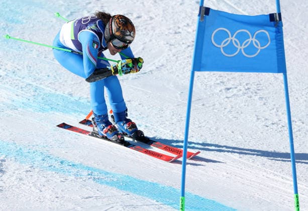 (260215) -- CORTINA D AMPEZZO, Feb. 15, 2026 -- Federica Brignone of Italy competes during the alpine skiing women s giant slalom run 2 at the Milan-Cortina 2026 Olympic Winter games, Winterspiele,Spiele, Summer games in Cortina, Italy, Feb. 15, 2026. ) (MICO2026)ITALY-CORTINA D AMPEZZO-OLYMPIC WINTER GAMES-ALPINE SKIING-WOMEN S GIANT SLALOM ZhangxChenlin 