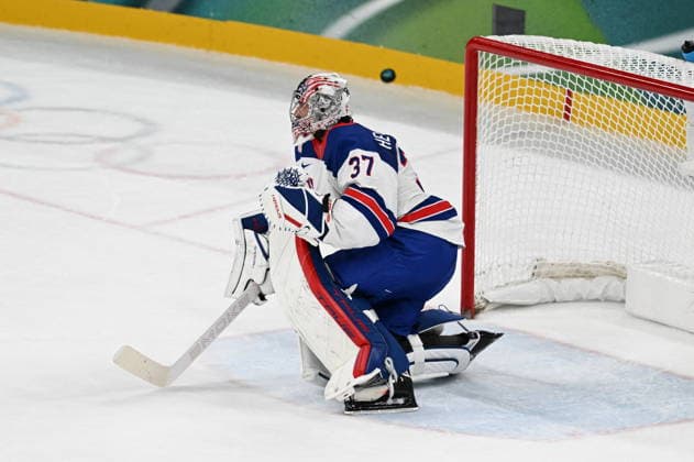 Winter Olympics - Germany v United States At Hockey Men s Team USA and Team Germany during the men s preliminary round Group C Ice hockey, Eishockey match between USA and Germany at the Milano Santagiulia Ice Hockey Arena during the Milano Cortina 2026 Winter Olympic Games, Olympische Spiele, Olympia, OS in Milan, Italy on February 15, 2026. Photo by JMP ABACAPRESS.COM Milan Italy  Copyright: xJMP ABACAx