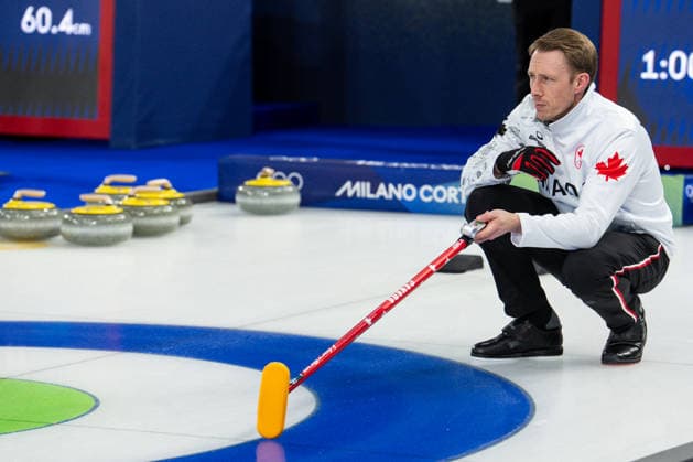 Curling - Milano Cortina 2026 Winter Olympics: Day 9 Marc Kennedy during Milano Cortina 2026 Winter Olympics Men™s Curling Round Robin at Curling Olympic Stadium in Cortina D Ampezzo on February 15, 2026 Cortina D Ampezzo Italy  Copyright: xFotoxOlimpikx originalFilename:jastrzebowski-curlingm260215_np8qY.jpg