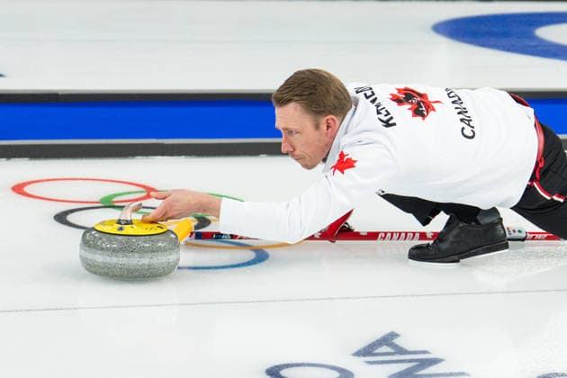 Curling - Milano Cortina 2026 Winter Olympics: Day 9 Marc Kennedy during Milano Cortina 2026 Winter Olympics Men™s Curling Round Robin at Curling Olympic Stadium in Cortina D Ampezzo on February 15, 2026 Cortina D Ampezzo Italy  Copyright: xFotoxOlimpikx originalFilename:jastrzebowski-curlingm260215_npo4S.jpg