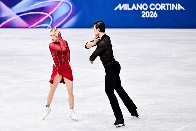 Minerva Fabienne HASE & Nikita VOLODIN (GER), during Pair Skating Short Program, at the Olympic Winter games, Winterspiele,Spiele, Summer games Milano Cortina 2026, at Milano Ice Skating Arena, on February 15, 2026 in Milan, Italy. Noxthirdxpartyxsales  aflo_320027736