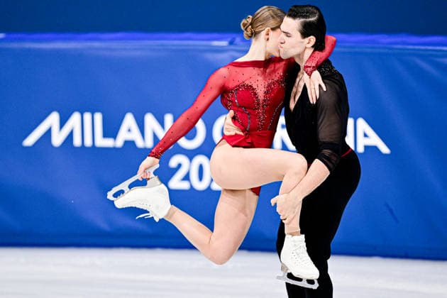 Minerva Fabienne HASE & Nikita VOLODIN (GER), during Pair Skating Short Program, at the Olympic Winter games, Winterspiele,Spiele, Summer games Milano Cortina 2026, at Milano Ice Skating Arena, on February 15, 2026 in Milan, Italy. Noxthirdxpartyxsales  aflo_320027760