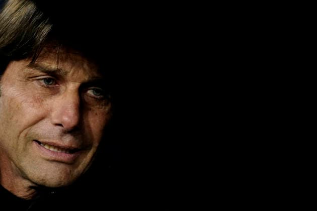 Head Coach Antonio Conte (SSC Napoli) looks on, Serie A, SSC Napoli v AS Roma, Diego Maradona Stadium, February 15, 2026, Napoli, Italy.