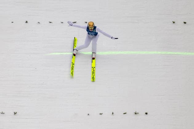 OLYMPICS - Winter Olympic Games, Olympische Spiele, Olympia, OS Milano Cortina 2026 PREDAZZO,ITALY,16.FEB.26 - OLYMPICS, NORDIC SKIING, NORDIC COMBINED, Ski jumping, Skispringen, Ski, nordisch - Winter Olympic Games Milano Cortina 2026, large hill, training. Image shows Jens Luraas Oftebro (NOR).  GEPAxpictures xOliverxLerch
