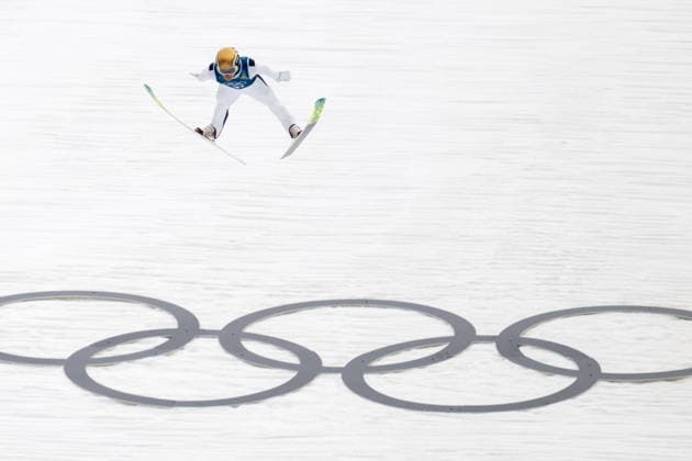 OLYMPICS - Winter Olympic Games, Olympische Spiele, Olympia, OS Milano Cortina 2026 PREDAZZO,ITALY,16.FEB.26 - OLYMPICS, NORDIC SKIING, NORDIC COMBINED, Ski jumping, Skispringen, Ski, nordisch - Winter Olympic Games Milano Cortina 2026, large hill, training. Image shows Thomas Rettenegger (AUT).  GEPAxpictures xOliverxLerch