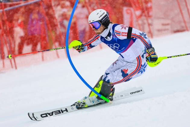 OLYMPICS - Winter Olympic Games, Olympische Spiele, Olympia, OS Milano Cortina 2026 BORMIO,ITALY,16.FEB.26 - OLYMPICS, ALPINE SKIING - Winter Olympic Games Milano Cortina 2026, slalom, men. Image shows Atle Lie McGrath (NOR).  GEPAxpictures xWolfgangxGrebien