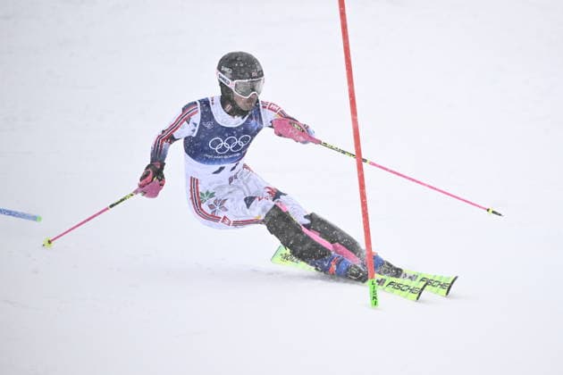 BORMIO, ITALY 20260216 Norway s Eirik Hystad Solberg during the first run of the men s slalom at Stelvio Ski Center in Bormio, Italy. *** The image is included in the SPORTS PACKAGE. For others PAYMENT IMAGE *** BORMIO ITALY x10080x *** BORMIO, ITALY 20260216 Norway s Eirik Hystad Solberg during the first run of the men s slalom at Stelvio Ski Center in Bormio, Italy The image is included in the SPORTS PACKAGE For others PAYMENT IMAGE BORMIO ITALY x10080x  Copyright: xFredrikxSandberg TTx 2026 OLYMPICS ALPINE SLALOM MEN