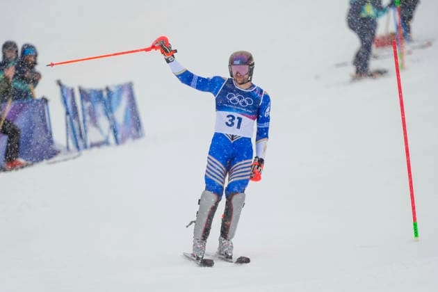 Winter Olympics in Milan Cortina 2026 Bormio, Italy 20260216. AJ Ginnis from Greece during the men s slalom in Bormio during the Winter Olympics in Milan Cortina 2026. Photo: Cornelius Poppe NTB Bormio Italy EDITORIAL USE ONLY. RESTRICTED USE FOR BETTING COMPANIES Ref:_SPOx0HP2sjvL_8.jpg *** Winter Olympics in Milan Cortina 2026 Bormio, Italy 20260216 AJ Ginnis from Greece during the men s slalom in Bormio during the Winter Olympics in Milan Cortina 2026 Photo Cornelius Poppe NTB Bormio Italy EDITORIAL USE ONLY RESTRICTED USE FOR BETTING COMPANIES  Copyright: xCorneliusxPoppex xNTBx