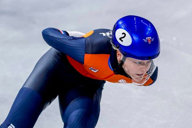 Xandra Velzeboer of the Netherlands Women s 1000m Quarterfinals, Milano Cortina 2026 Winter Olympics: Day 10, Short Track Speed skating, Eisschnelllauf - Milano Cortina 2026 Winter Olympics: Day 10, Milano Speed Skating Stadium, February 16, 2026, Milan, Italy.