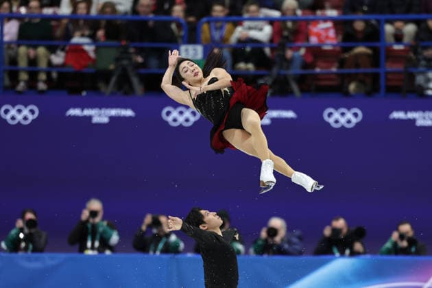 MILAN, ITALY - FEBRUARY 15: Sui Wenjing and Han Cong of Team China compete in Pair Skating - Short Program on day nine of the Milano Cortina 2026 Winter Olympics at Milano Ice Skating Arena on February 15, 2026 in Milan, Italy.  Copyright: xChinaxNewsxServicex 111621725954