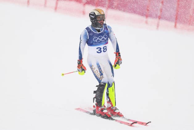 Shiro Aihara (JPN), FEBRUARY 16, 2026 - Alpine Skiing : Men s Slalom during the Milano Cortina 2026 Olympic Winter games, Winterspiele,Spiele, Summer games at Stelvio Ski Centre in Bormio, Italy.  aflo_320072900