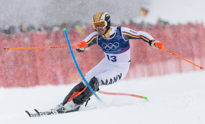 OLYMPICS - Winter Olympic Games, Olympische Spiele, Olympia, OS Milano Cortina 2026 BORMIO,ITALY,16.FEB.26 - OLYMPICS, ALPINE SKIING - Winter Olympic Games Milano Cortina 2026, slalom, men. Image shows Linus Strasser (GER).  GEPAxpictures xWolfgangxGrebien
