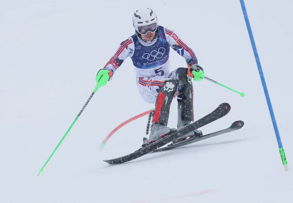 GIOCHI OLIMPICI - Olimpiadi Invernali Milano-Cortina 2026 - Alpine Skiing Men s Slalom Milano Cortina 2026 - XXV Olympic Winter games, Winterspiele,Spiele, Summer games Bormio - Italy 16 February,2026 Alpine skiing - Men s Slalom Image Show: KRISTOFFERSEN Henrik (NOR) Cortina D Ampezzo Italy  Copyright: xIPAxSport ABACAx
