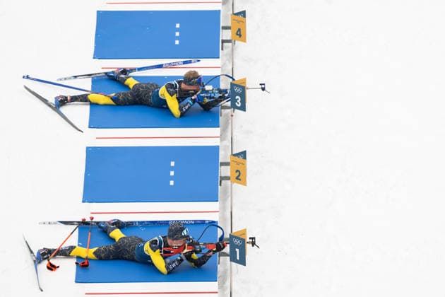 260216 Henning Sjökvist and Jesper Nelin of Sweden at a biathlon training session during day 10 of the 2026 Winter Olympics on February 16, 2026 in Anterselva. Photo: Mathias Bergeld BILDBYRAN kod MB MB1331 skidskytte biathlon skiskyting Olympic Games, Olympische Spiele, Olympia, OS olympics winter olympics os ol olympiska spel vinter-os olympiske leker milano cortina 2026 milan cortina 2026 milano cortina 2026 olympic games milano cortina 2026 winter olympic games milano cortina-os milano cortina-ol vinter-ol 10 bbeng träning training sweden sverige *** 260216 Henning Sjökvist and Jesper Nelin of Sweden at a biathlon training session during day 10 of the 2026 Winter Olympics on February 16, 2026 in Anterselva Photo Mathias Bergeld BILDBYRAN code MB MB1331 biathlon biathlon olympic games olympics olympics winter olympics os ol olympiska spel vinter os olympiske leker milano cortina 2026 milan cortina 2026 milano cortina 2026 olympic games milano cortina 2026 winter olympic games milano cortina os milano cortina ol vinter ol 10 bbeng träning training sweden sverige  Copyright: MATHIASxBERGELD BB260216MB012