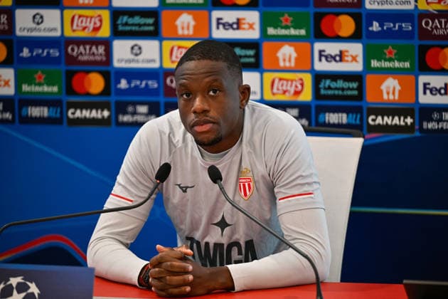 AS Monaco press conference, PK, Pressekonferenz - LA Turbie Denis Zakaria, captain of AS Monaco football, at a press conference ahead of the Champions League match against Paris Saint Germain on Tuesday, February 17, at Stade Louis II in Monaco, at the AS Monaco training center in La Turbie, France, on February 16, 2026. Photo by Laurent Coust ABACAPRESS.COM La Turbie Italy  Copyright: xCoustxLaurent ABACAx