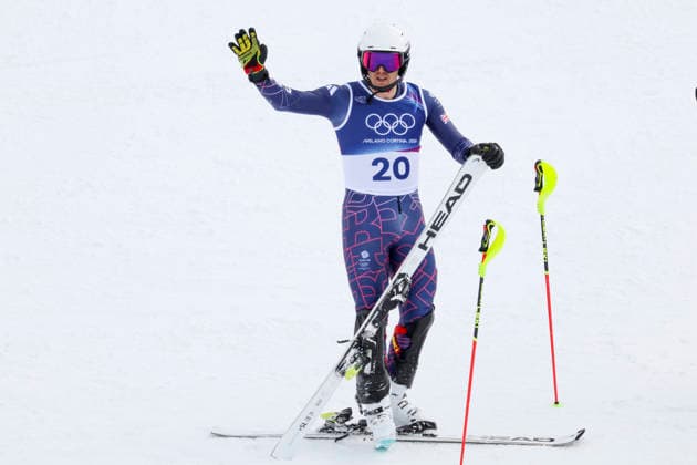 OLYMPICS - Winter Olympic Games, Olympische Spiele, Olympia, OS Milano Cortina 2026 BORMIO,ITALY,16.FEB.26 - OLYMPICS, ALPINE SKIING - Winter Olympic Games Milano Cortina 2026, slalom, men. Image shows Dave Ryding (GBR).  GEPAxpictures xHaraldxSteiner
