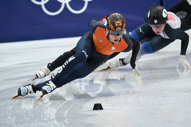Short Track Speed skating, Eisschnelllauf - Milano Cortina 2026 Winter Olympics: Day 10 The Dutch team participates in the Winter Olympic Games, Olympische Spiele, Olympia, OS at the Milano Ice Skating Arena in Milano, Italy, on February 16, 2026. Milano Lombardia Italy  Copyright: xFedericoxManonix originalFilename:manoni-olympics260216_np9aj.jpg