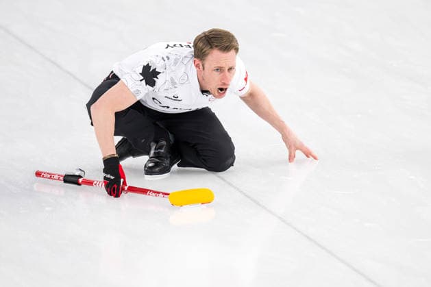 260216 Marc Kennedy of Canada competes in a men s round robin curling match between Canada and Norway during day 10 of the 2026 Winter Olympics on February 16, 2026 in Cortina. Photo: Jon Olav Nesvold BILDBYRAN COP 217 JE0122 curling Olympic Games, Olympische Spiele, Olympia, OS olympics winter olympics os ol olympiska spel vinter-os olympiske leker milano cortina 2026 milan cortina 2026 milano cortina 2026 olympic games milano cortina 2026 winter olympic games milano cortina-os milano cortina-ol vinter-ol 10 bbeng kanada norge *** 260216 Marc Kennedy of Canada competes in a men s round robin curling match between Canada and Norway during day 10 of the 2026 Winter Olympics on February 16, 2026 in Cortina Photo Jon Olav Nesvold BILDBYRAN COP 217 JE0122 curling olympic games olympics winter olympics os ol olympiska spel vinter os olympiske leker milano cortina 2026 milan cortina 2026 milano cortina 2026 olympic games milano cortina 2026 winter olympic games milano cortina os milano cortina ol vinter ol 10 bbeng kanada norge  Copyright: JONxOLAVxNESVOLD BB260216JE002