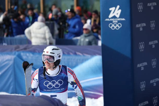 H Kristoffersen (NOR) during the Olympic Winter games, Winterspiele,Spiele, Summer games Milano-Cortina 2026, Alpine Skiing Men s Slalom on February 16, 2026 at Stelvio Ski Center in Bormio, Italy  Copyright: xSergioxBisi IPAxSportx xipa-agency.netx xx IPA_71605012 IPA_Agency_IPA71605012