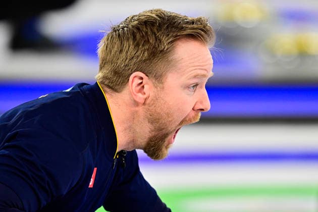 CORTINA, ITALY 20260216 Team Edin with Niklas Edin during the men s group stage match, round 8, between Sweden and Germany in the Olympic curling in Cortina. *** The image is included in the SPORTS PACKAGE. For others PAYMENT IMAGE *** CORTINA ITALY x10030x *** CORTINA, ITALY 20260216 Team Edin with Niklas Edin during the men s group stage match, round 8, between Sweden and Germany in the Olympic curling in Cortina The image is included in the SPORTS PACKAGE For others PAYMENT IMAGE CORTINA ITALY x10030x  Copyright: xJonasxEkströmer TTx 2026 OLYMPICS MEN S CURLING SWEDEN-GERMANY