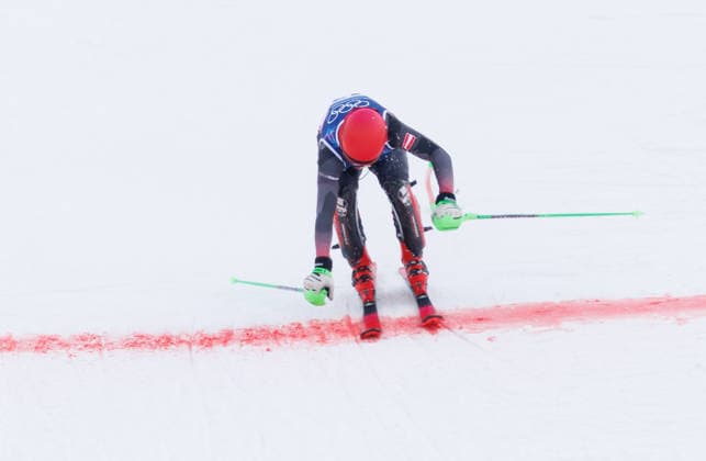 OLYMPICS - Winter Olympic Games, Olympische Spiele, Olympia, OS Milano Cortina 2026 BORMIO,ITALY,16.FEB.26 - OLYMPICS, ALPINE SKIING - Winter Olympic Games Milano Cortina 2026, slalom, men. Image shows Fabio Gstrein (AUT).  GEPAxpictures xHaraldxSteiner