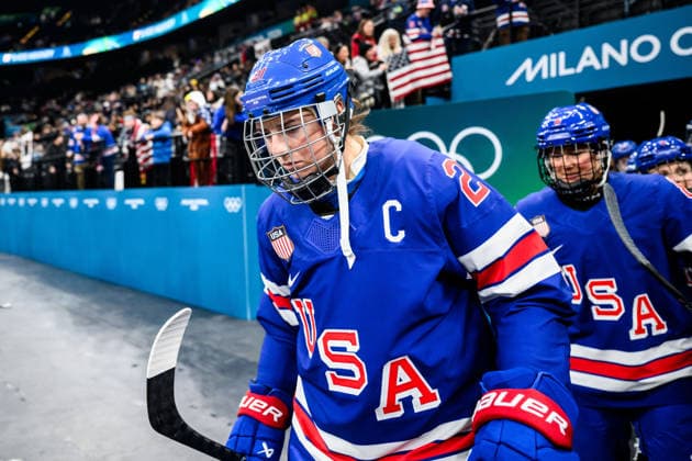 260216 Hilary Knight of USA ahead of the women s Ice hockey, Eishockey semifinal between USA and Sweden during day 10 of the 2026 Winter Olympics on February 16, 2026 in Milan. Photo: Emma Wallskog BILDBYRAN kod EW EW0638 ishockey ice hockey Olympic Games, Olympische Spiele, Olympia, OS olympics winter olympics os ol olympiska spel vinter-os olympiske leker milano cortina 2026 milan cortina 2026 milano cortina 2026 olympic games milano cortina 2026 winter olympic games milano cortina-os milano cortina-ol vinter-ol 10 bbeng semifinal sverige sweden dam usa *** 260216 Hilary Knight of USA ahead of the women s ice hockey semifinal between USA and Sweden during day 10 of the 2026 Winter Olympics on February 16, 2026 in Milan Photo Emma Wallskog BILDBYRAN code EW EW0638 ice hockey ice hockey olympic games olympics winter olympics os ol olympic games winter os olympic games milano cortina 2026 milan cortina 2026 milano cortina 2026 olympic games milano cortina 2026 winter olympic games milano cortina os milano cortina ol winter ol 10 bbeng semifinal sverige sweden dam usa  Copyright: EMMAxWALLSKOG BB260216EW001