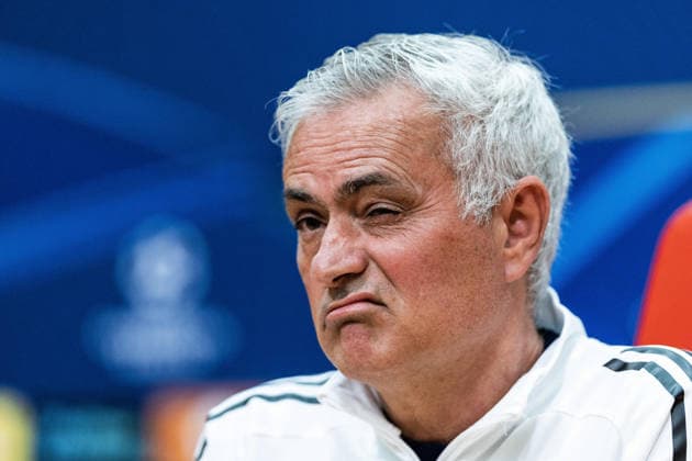 February 16, 2026, Seixal, Lisbon, Portugal: Jose Mourinho Head Coach of SL Benfica, speaks to the media in press conference, PK, Pressekonferenz prior to the UEFA Champions League 2025 2026 game between SL Benfica and Real Madrid C.F. at Benfica Campus on February 16, 2026 in Seixal, Portugal. Soccer 2026: SL Benfica X Real Madrid CF  - ZUMAg283 20260216_zsp_g283_061 Copyright: xJoaoxGregoriox