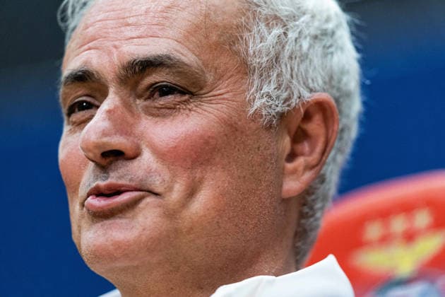 February 16, 2026, Seixal, Lisbon, Portugal: Jose Mourinho Head Coach of SL Benfica, speaks to the media in press conference, PK, Pressekonferenz prior to the UEFA Champions League 2025 2026 game between SL Benfica and Real Madrid C.F. at Benfica Campus on February 16, 2026 in Seixal, Portugal. Seixal Portugal - ZUMAg283 20260216_zsp_g283_075 Copyright: xJoaoxGregoriox