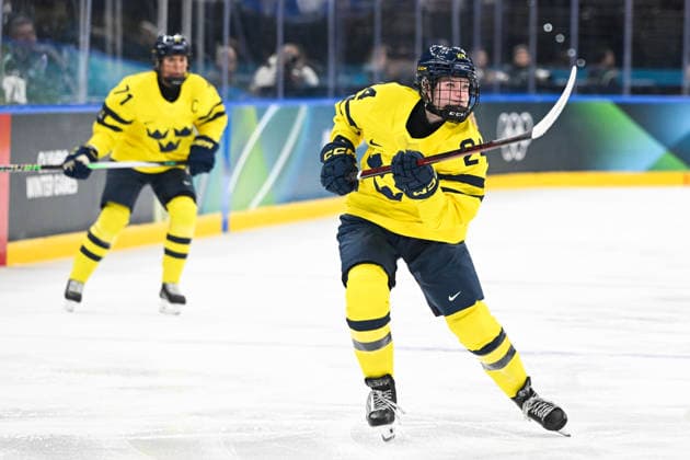 MILANO, ITALIEN 20260216 Sveriges Ebba Hedqvist under semifinalen mellan USA och Sverige i Santagiulia Arena under OS i Milano. *** Bilden ingar i SPORTPAKET. För övriga BETALBILD *** MILANO ITALIEN x10070x *** MILANO, ITALY 20260216 Swedens Ebba Hedqvist during the semi-final between USA and Sweden in Santagiulia Arena during the Milan Olympics Picture in SPORTPAKET For others PAYPICTURE MILANO ITALY x10070x  Copyright: xJessicaxGow TTx OS 2026 ISHOCKEY USA-SVERIGE SEMIFINAL