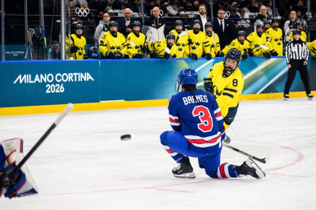 260216 Hilda Svensson of Sweden in the women s Ice hockey, Eishockey semifinal between USA and Sweden during day 10 of the 2026 Winter Olympics on February 16, 2026 in Milan. Photo: Carl Sandin BILDBYRAN kod CS EW0638 ishockey ice hockey Olympic Games, Olympische Spiele, Olympia, OS olympics winter olympics os ol olympiska spel vinter-os olympiske leker milano cortina 2026 milan cortina 2026 milano cortina 2026 olympic games milano cortina 2026 winter olympic games milano cortina-os milano cortina-ol vinter-ol 10 bbeng semifinal sverige sweden dam usa *** 260216 Hilda Svensson of Sweden in the women s ice hockey semifinal between USA and Sweden during day 10 of the 2026 Winter Olympics on February 16, 2026 in Milan Photo Carl Sandin BILDBYRAN kod CS EW0638 ishockey ice hockey olympic games olympics winter olympics os ol olympiska spel vinter os olympiske leker milano cortina 2026 milan cortina 2026 milano cortina 2026 olympic games milano cortina 2026 winter olympic games milano cortina os milano cortina ol vinter ol 10 bbeng semifinal sverige sweden dam usa  Copyright: CARLxSANDIN BB260216CS091
