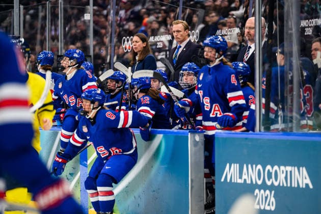 260216 Head coach John Wroblewski of USA in the women s Ice hockey, Eishockey semifinal between USA and Sweden during day 10 of the 2026 Winter Olympics on February 16, 2026 in Milan. Photo: Emma Wallskog BILDBYRAN kod EW EW0638 ishockey ice hockey Olympic Games, Olympische Spiele, Olympia, OS olympics winter olympics os ol olympiska spel vinter-os olympiske leker milano cortina 2026 milan cortina 2026 milano cortina 2026 olympic games milano cortina 2026 winter olympic games milano cortina-os milano cortina-ol vinter-ol 10 bbeng semifinal sverige sweden dam usa *** 260216 Head coach John Wroblewski of USA in the women s ice hockey semifinal between USA and Sweden during day 10 of the 2026 Winter Olympics on February 16, 2026 in Milan Photo Emma Wallskog BILDBYRAN kod EW EW0638 ishockey ice hockey olympic games olympics winter olympics os ol olympiska spel vinter os olympiske leker milano cortina 2026 milan cortina 2026 milano cortina 2026 olympic games milano cortina 2026 winter olympic games milano cortina os milano cortina ol vinter ol 10 bbeng semifinal sverige sweden dam usa  Copyright: EMMAxWALLSKOG BB260216EW056