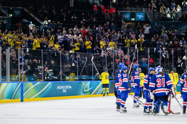 260216 Jessica Adolfsson of Sweden after the women s Ice hockey, Eishockey semifinal between USA and Sweden during day 10 of the 2026 Winter Olympics on February 16, 2026 in Milan. Photo: Emma Wallskog BILDBYRAN kod EW EW0638 ishockey ice hockey Olympic Games, Olympische Spiele, Olympia, OS olympics winter olympics os ol olympiska spel vinter-os olympiske leker milano cortina 2026 milan cortina 2026 milano cortina 2026 olympic games milano cortina 2026 winter olympic games milano cortina-os milano cortina-ol vinter-ol 10 bbeng semifinal sverige sweden dam usa *** 260216 Jessica Adolfsson of Sweden after the women s ice hockey semifinal between USA and Sweden during day 10 of the 2026 Winter Olympics on February 16, 2026 in Milan Photo Emma Wallskog BILDBYRAN code EW EW0638 ice hockey ice hockey olympic games olympics winter olympics os ol olympiska spel vinter os olympiske leker milano cortina 2026 milan cortina 2026 milano cortina 2026 olympic games milano cortina 2026 winter olympic games milano cortina os milano cortina ol vinter ol 10 bbeng semifinal sverige sweden dam usa  Copyright: EMMAxWALLSKOG BB260216EW062