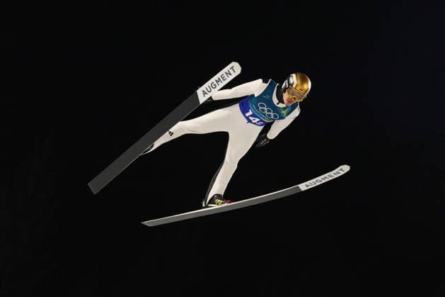 Predazzo, Italien 16. Februar 2026: Skispringen Super Team Männer - Olympia 2026 Im Bild: Philipp RAIMUND (GER) Ski jumping, Skispringen, Ski, nordisch Stadium *** Predazzo, Italy February 16, 2026 Ski Jumping Super Team Men Olympic Games 2026 In the picture Philipp RAIMUND GER Ski Jumping Stadium Copyright: xFotostandx xHettichx