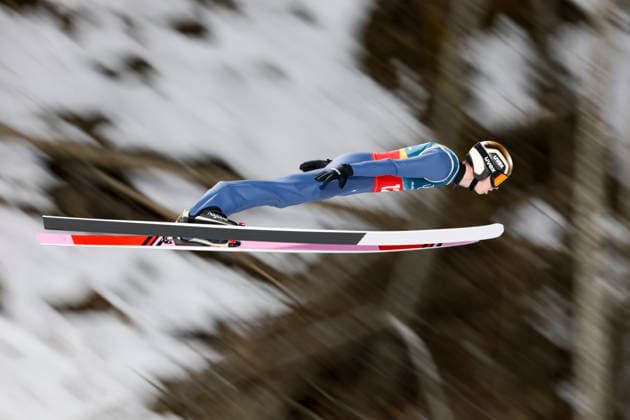 OLYMPICS - Winter Olympic Games, Olympische Spiele, Olympia, OS Milano Cortina 2026 PREDAZZO,ITALY,16.FEB.26 - OLYMPICS, Ski jumping, Skispringen, Ski, nordisch - Winter Olympic Games Milano Cortina 2026, large hill, Super Team, men. Image shows Pawel Wasek (POL).  GEPAxpictures xMatthiasxTrinkl