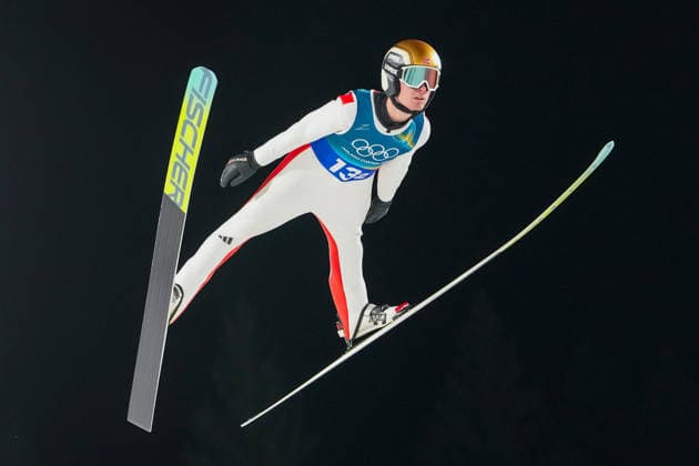 Winter Olympics in Milan Cortina 2026 Val di Fiemme, Italy 20260216. Super team jump large hill for men in Predazzo Ski jumping, Skispringen, Ski, nordisch Stadium during the Winter Olympics in Milan Cortina 2026. Photo: Lise Aserud NTB Val di Fiemme Italy EDITORIAL USE ONLY. RESTRICTED USE FOR BETTING COMPANIES Ref:_SPOU3eV4zmWaEE.jpg *** Winter Olympics in Milan Cortina 2026 Val di Fiemme, Italy 20260216 Super team jump large hill for men in Predazzo Ski jumping Stadium during the Winter Olympics in Milan Cortina 2026 Photo Lise Aserud NTB Val di Fiemme Italy EDITORIAL USE ONLY RESTRICTED USE FOR BETTING COMPANIES  Copyright: xLisexAserudxx xNTBx
